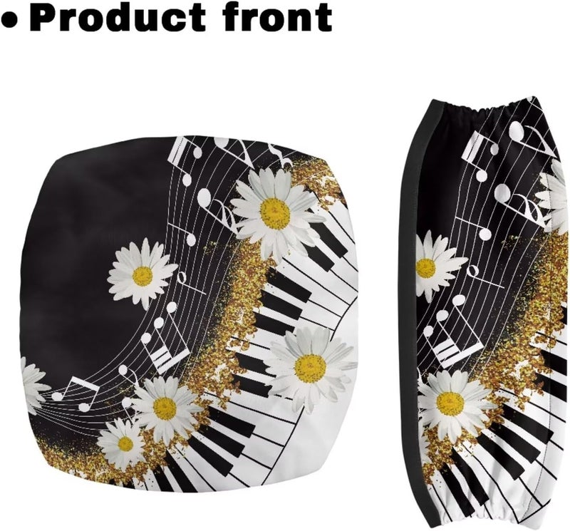 LedBack Daisy Rollator Walker Seat Cover Music Note Print Walker Accessories Walkers for Seniors Accessories Protective Cover - Image 3